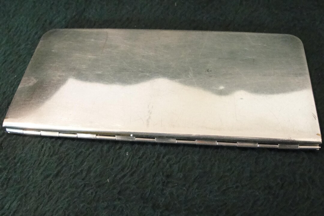 Metal Check Cook Vintage Silver Plated Metal Checkbook Cover - Etsy