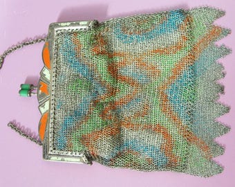Antike Netz-Abendtasche von 1900