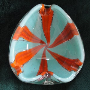 Mid Century Alfredo Barbini Murano Glass Vessel