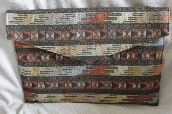 Vintage 70s Shirl Miller Envelope Clutch Bag