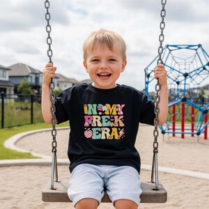 Zurück zu Schule Pre-K T-Shirt für Kinder, In meinem Pre-K Era Shirt, niedliches Kleinkind Erster Schultag Outfit, Vorschul-Jungen-Mädchen-T-Stück