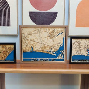 City Map Wall Art Laser Cut and Personalized With Your Address and Text