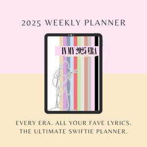 IN MY 2025 ERA Digital Weekly Planner