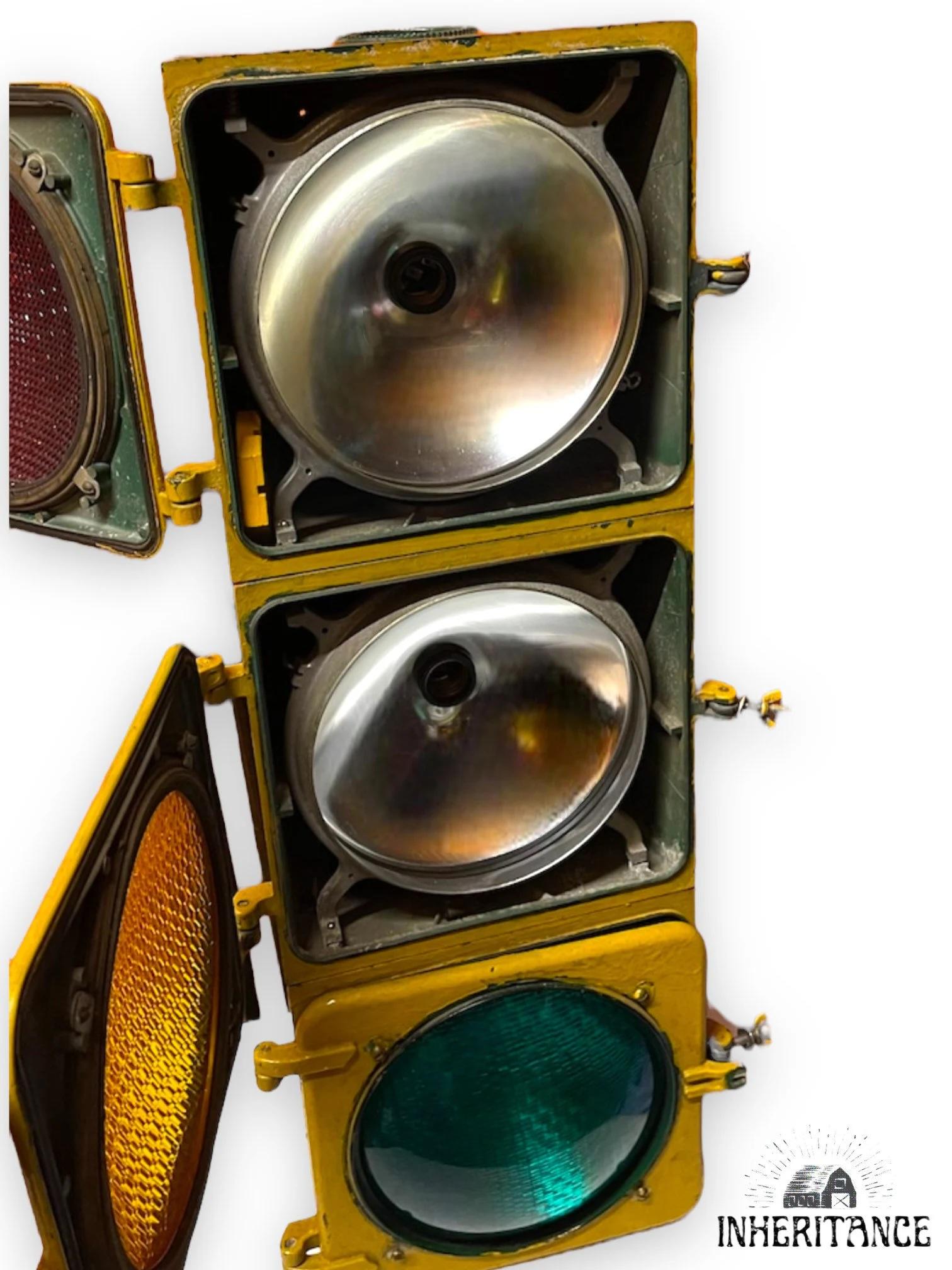 Vintage Original Eagle Signal Corp. Traffic Signal - Full Set