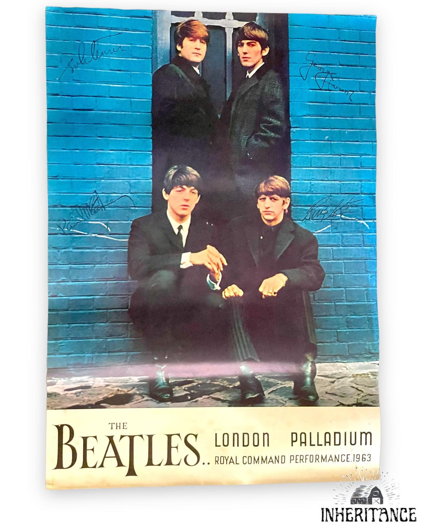 THE BEATLES ロンドン パラディウム ポスター The Beatles London Palladium 1963 Poster Print (22 x 33