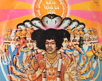 Jimi Hendrix – Axis: Bold As Love – Vintage Stereo Gatefold LP – Reprise R 6281 – Fair/Good Condition – Psychedelic Rock Classic