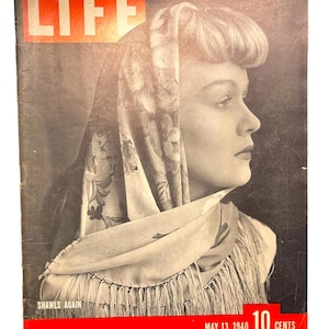 LIFE Magazine - May 13 1940 - War Time Literature - Vintage Advertising News & Events - C1940s