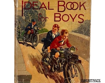 Ideal Books for Boys - Vintage Book - 1939