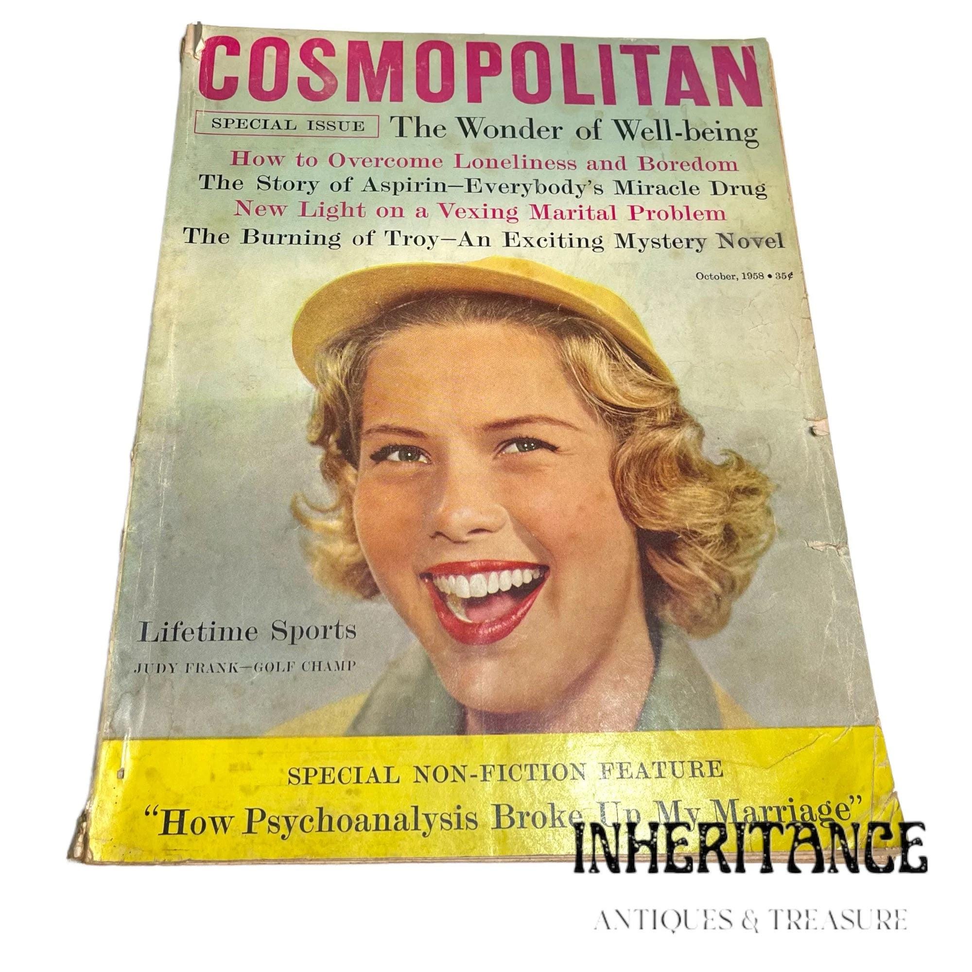 Cosmopolitan magazine vintage - Etsy 日本
