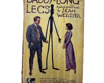 Daddy Long Legs - Antique Book - Jean Webster C1915 Rare with Jacket