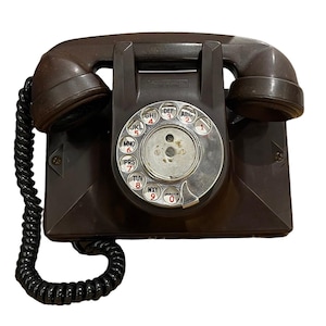 1940s Antique Northern Electric Telephone - Uniphone - wallphone bakelite C1940s