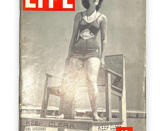 LIFE Magazine - July 29 1940 - War Time Literature - Vintage Advertising News & Events - C1940s