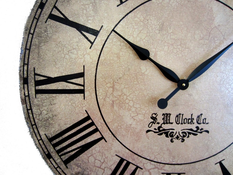 36 in Grand Gallery Extra Large Wall Clock Antique style Etsy