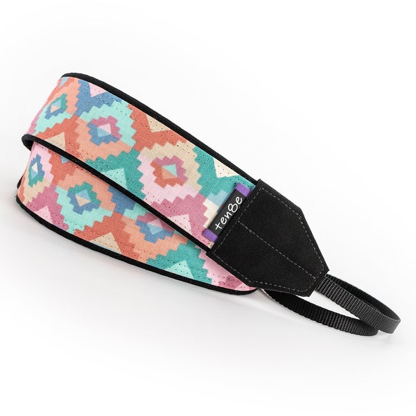 Pastel Southwestern Tribal dSLR Camera Strap