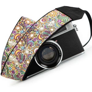 Camera Strap, Galaxy, Moon, Stars, dSLR, SLR, Mirrorless