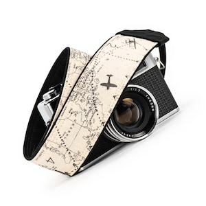 Map Camera Strap, Airplane