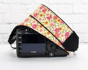 Camera Strap, dSLR, Floral