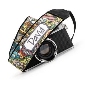 Personalized Camera Strap, for dslr, slr, mirrorless