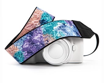 Floral Camera Strap, dslr, slr or mirrorless