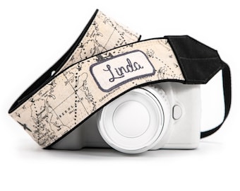 Personalized Camera Strap, Airplane, Aviation, dslr, slr, mirrorless