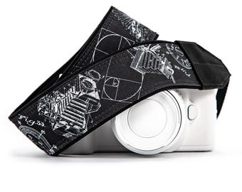 Camera Strap, Vintage Cameras, Patent Drawings, slr, dslr, Mirrorless
