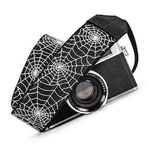 Camera Strap, Spider Web, Glow in the Dark, for dslr, slr, mirrorless cameras