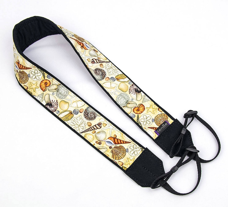 dSLR SLR Ocean Beach Nikon Seashell dSLR Camera Strap 293 Blue Canon Aqua