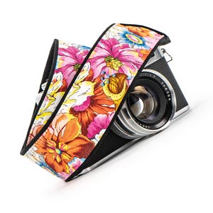 Floral Camera Strap, Flowers, dslr, slr Mirrorless, Binocular