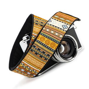 Tribal Stripe Camera Strap Southwestern, dslr, mirrorless