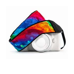 Rainbow Camera Strap, fits dslr, slr and Mirrorless Cameras
