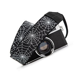 Camera Strap, Spider Web, Glow in the Dark, Red, Rainbow, Blue, White, for dslr, slr, mirrorless cameras or Binoculars