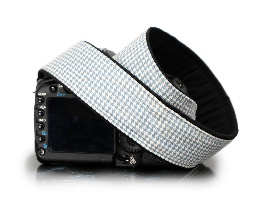 Houndstooth Camera Strap Dslr Slr Etsy