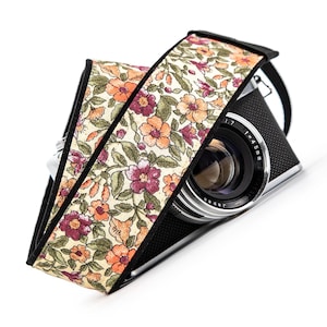 Floral Camera Strap, dslr, slr, mirrorless