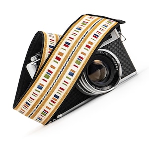 Camera Strap, Multicolor stripe DSLR, SLR, Mirrorless