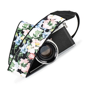 Floral Camera Strap, fits dslr, slr mirrorless cameras