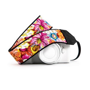 Floral Camera Strap, Flowers, dslr, slr Mirrorless, Binocular