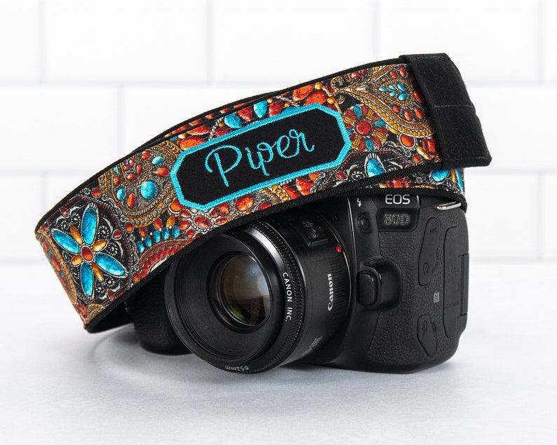 Personalized Camera Strap Southwestern Dslr Slr Etsy