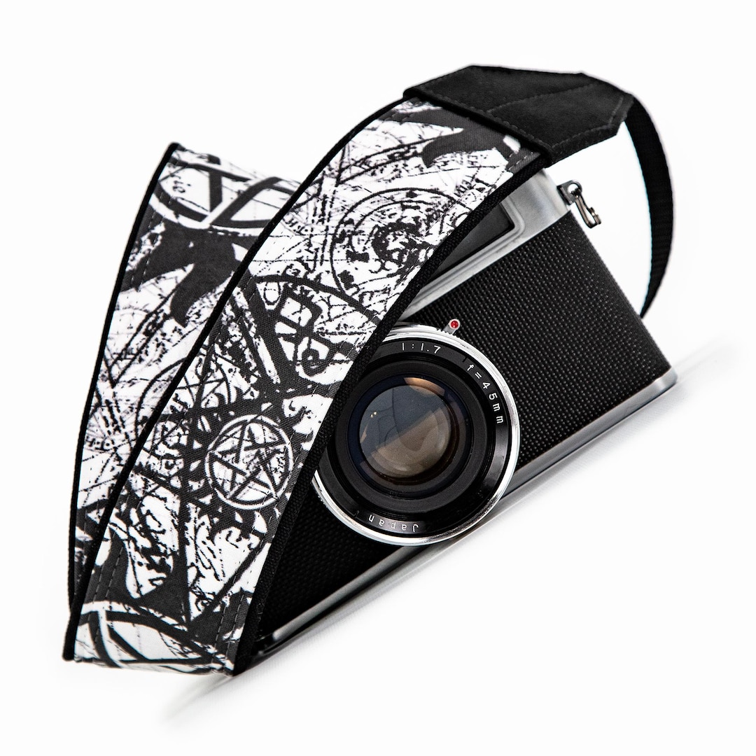 Camera Devil Devils Traps, Camera Strap, Black and White, for DSLR, SLR and ...