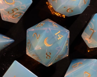 Jeu De 7 Dés Polyédriques Pour Jeux De Rôle D&D Avec Porte-potion - Jeu