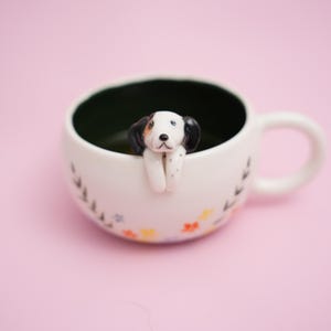 Personalized pet mug custom pet mug ceramic peekaboo mug/hidden animal coffee mug/Custom Cat and Dog Ceramic Mug/Gift For Dog Owner/dog mug