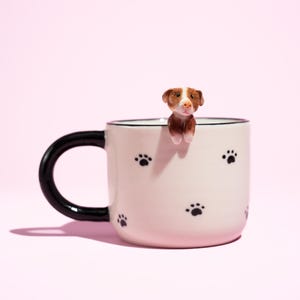 Personalized pet mug custom pet mug ceramic peekaboo mug/hidden animal coffee mug/Custom Cat and Dog Ceramic Mug/Gift For Dog Owner/dog mug