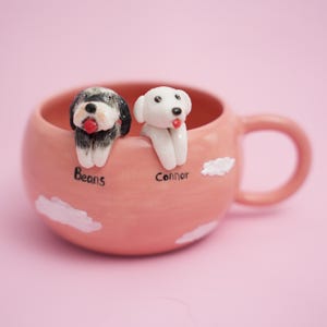 Personalized pet mug custom pet mug ceramic peekaboo mug/hidden animal coffee mug/Custom Cat and Dog Ceramic Mug/Gift For Dog Owner/dog mug