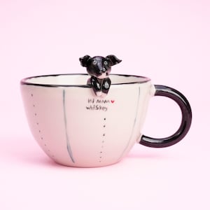 Personalized pet mug custom pet mug ceramic peekaboo mug/hidden animal coffee mug/Custom Cat and Dog Ceramic Mug/Gift For Dog Owner/dog mug
