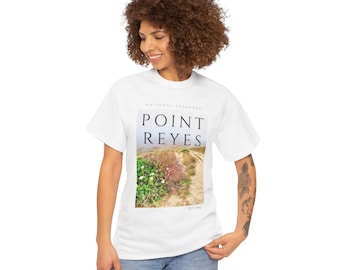 Point Reyes National Seashore Unisex Tee - Northern California Hiking Shirt, Beach Adventure Top, Outdoor