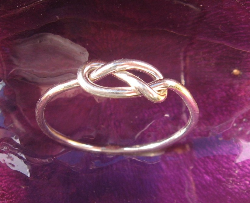Infinity Ring Sterling Silver  Love Knot Ring Mother/Sister Ring Best…