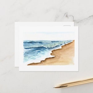 Strand Postkarte