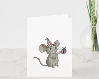 mouse birthday card