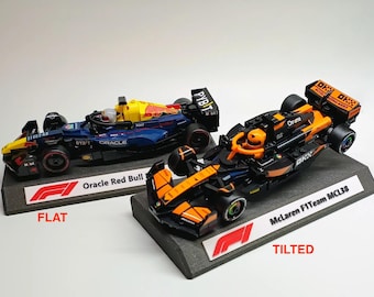 F1 Display Stand for LEGO Speed Champions - All Teams, Tilted or Flat