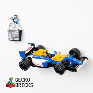 Wall Mount Display  for LEGO Icons Williams Racing FW14B & Nigel Mansell-10353