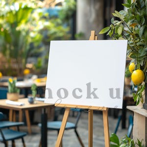 Hochzeit Willkommen Schild Mock up, PSD Smart Objekt, Frühling Pastell Themed Empfang Poster, Realistisches Restaurant Display, Baby Shower Party Dekor